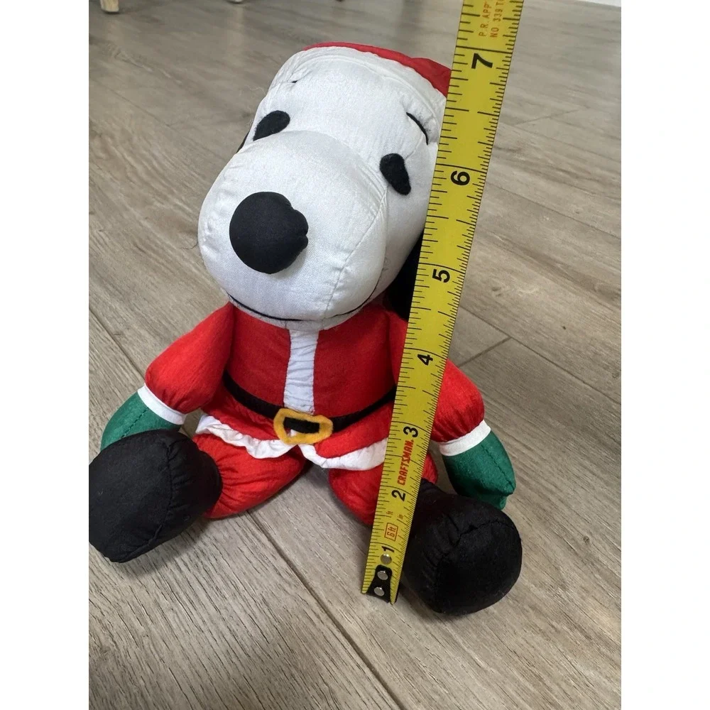 Christmas‎ Santa Snoopy Whitman's Plush 6.5